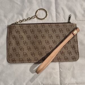 Dooney & Bourke Tan Monogram Wristlet